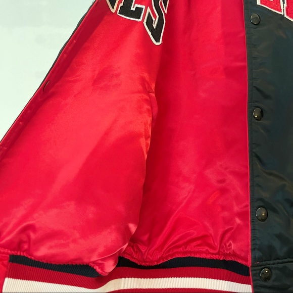 REVERSIBLE NBA Chicago Bulls vintage Starter coat - Picture 6 of 16